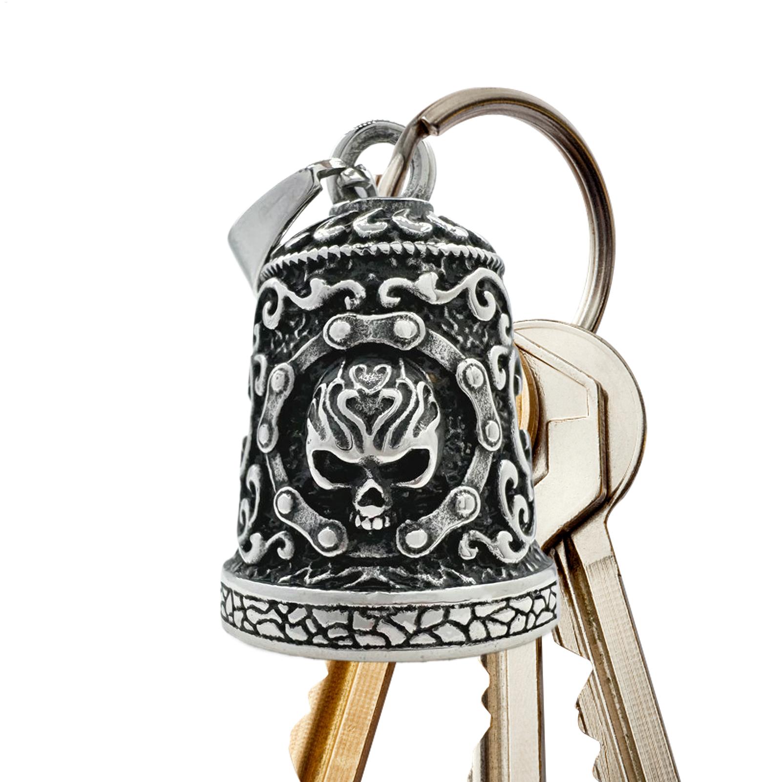 Men'S Accessories Chain - Breloque cloche tête de mort pour