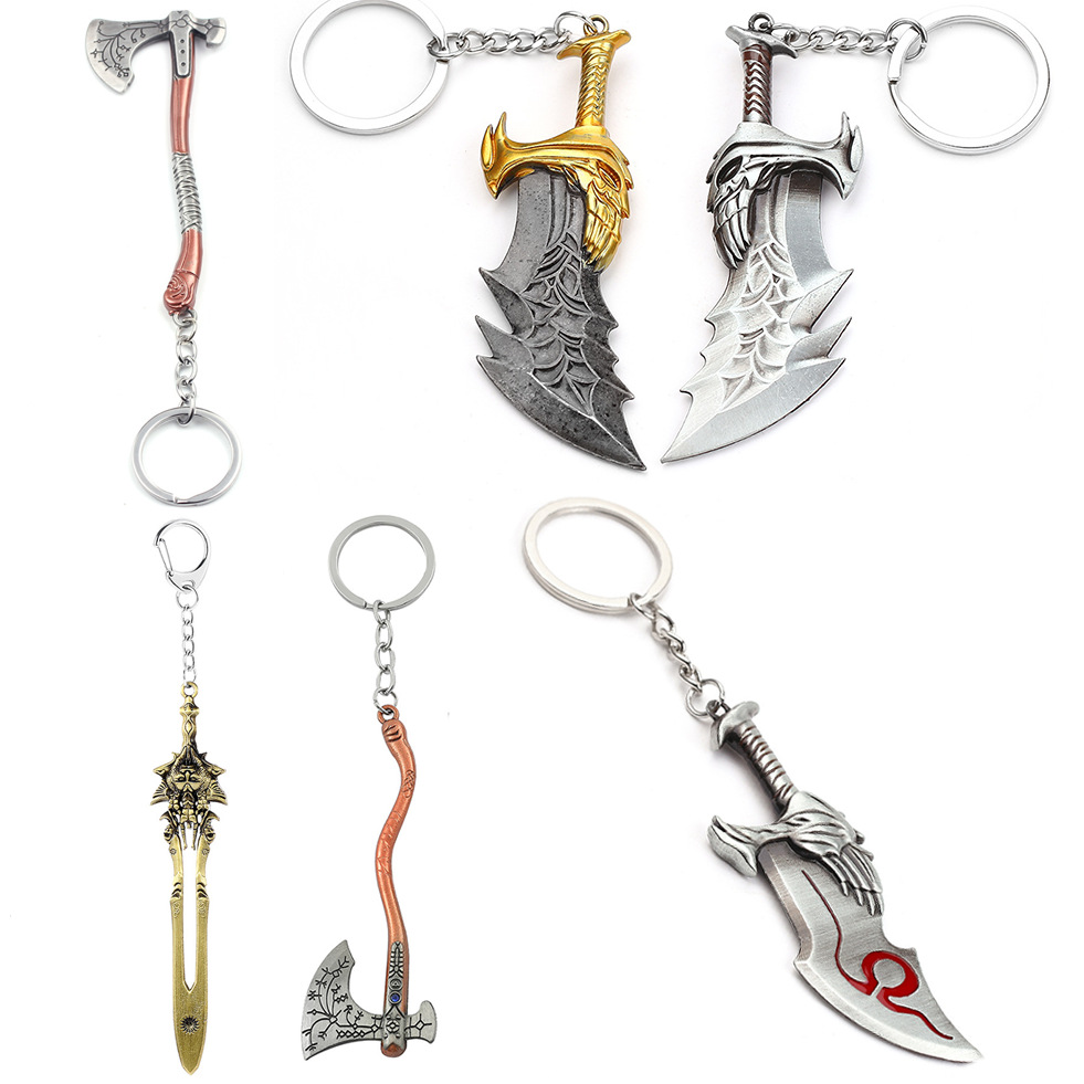 Men'S Accessories Chain - Porte-clés God of War 4 Kratos,