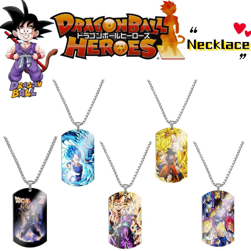 Men'S Accessories Chain - Collier en métal tendance Dragon Ball