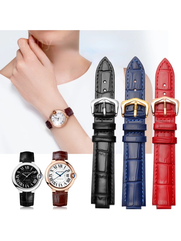 Men'S Accessories Cartier - Bracelet de montre en cuir véritable