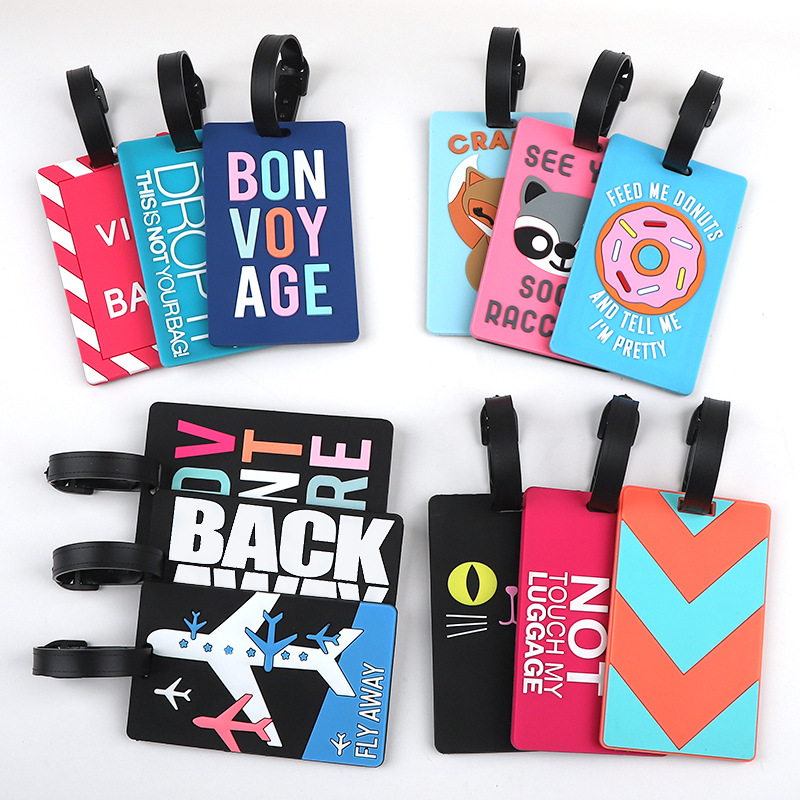 Men Accessories Name - Étiquette de bagage en PVC avec
