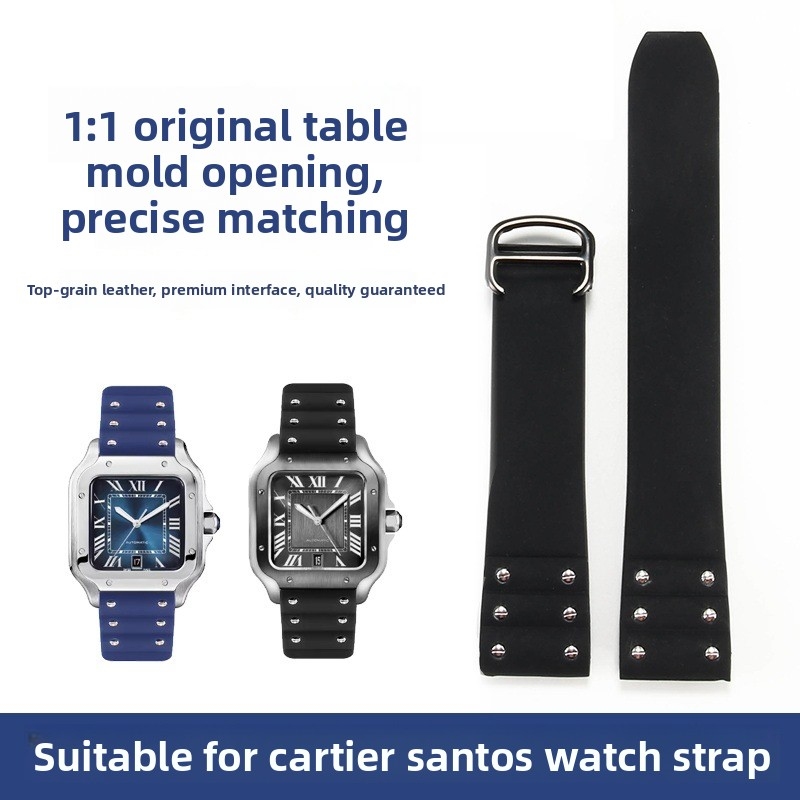 Men'S Accessories Cartier - Bracelet de montre en Silicone souple