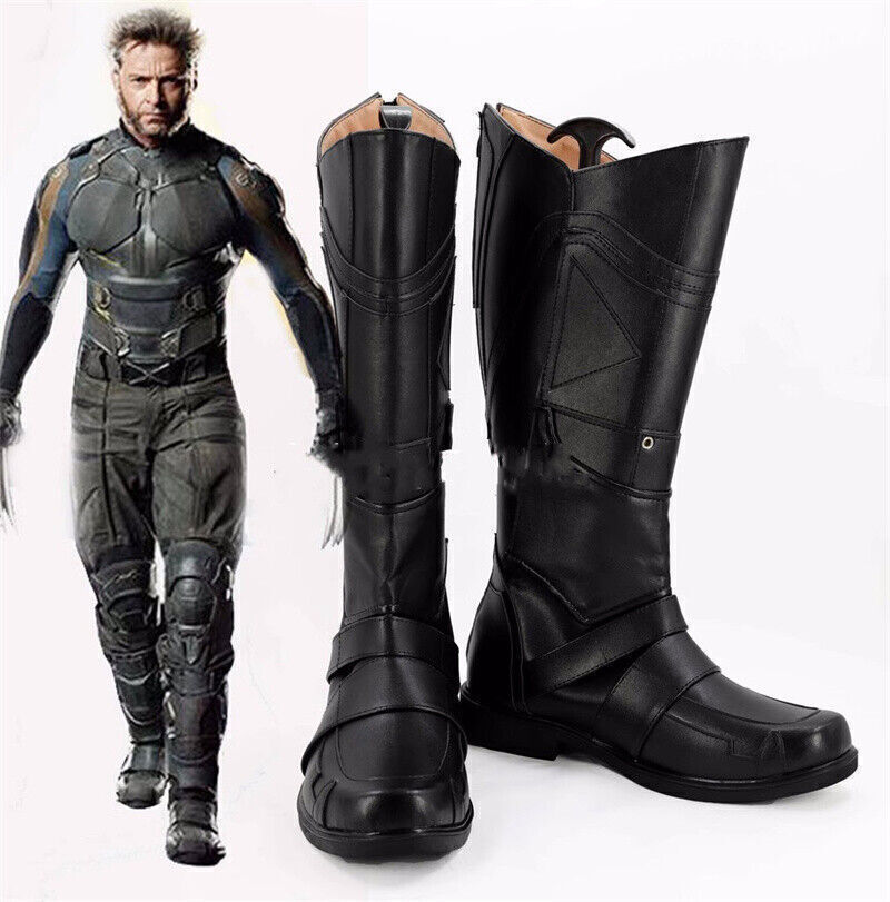 X Men Accessories - Chaussures de Cosplay Anime X-Men Wolverine,