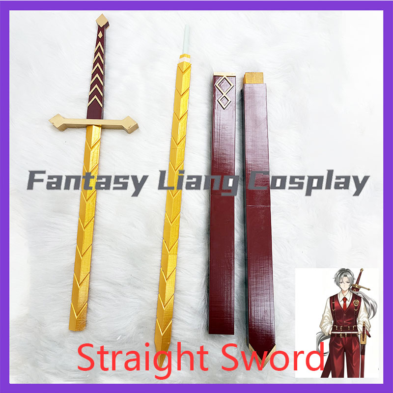 Men Accessories For Party - Épée droite avec fourreau pour cosplay
