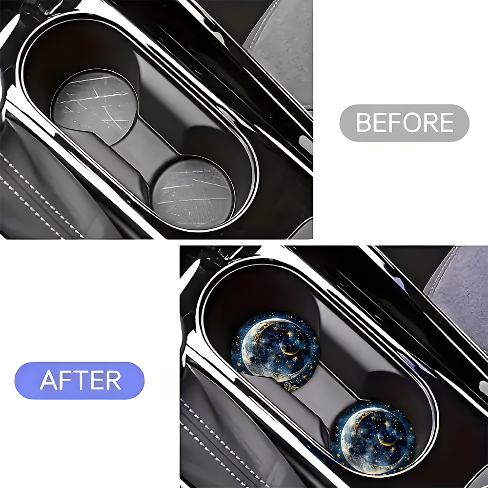 2 sous-verres pour voiture Sta - Men Accessories Elegant avis et prix