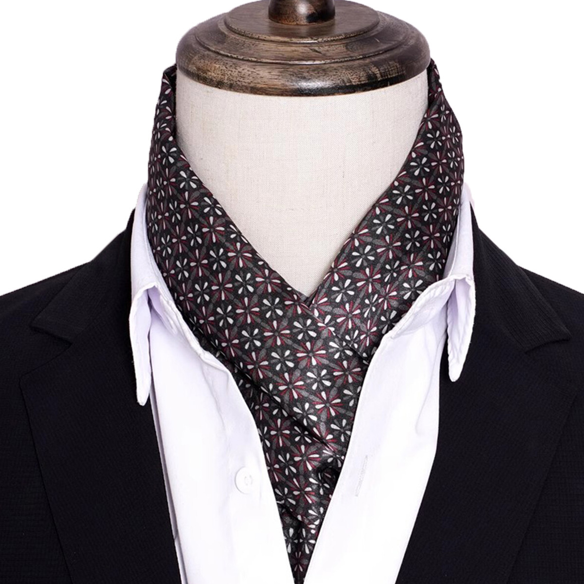 Nouveau foulard en soie à rayu - Men Accessories Sale avis et prix