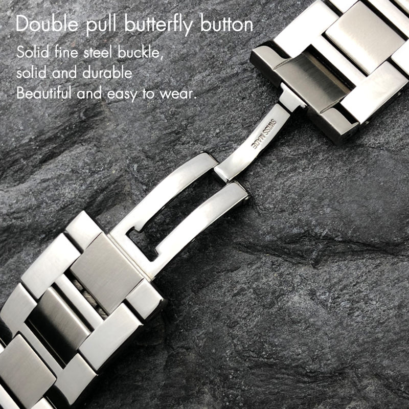 Bracelet de montre fin en acie - Men'S Accessories Cartier avis et prix