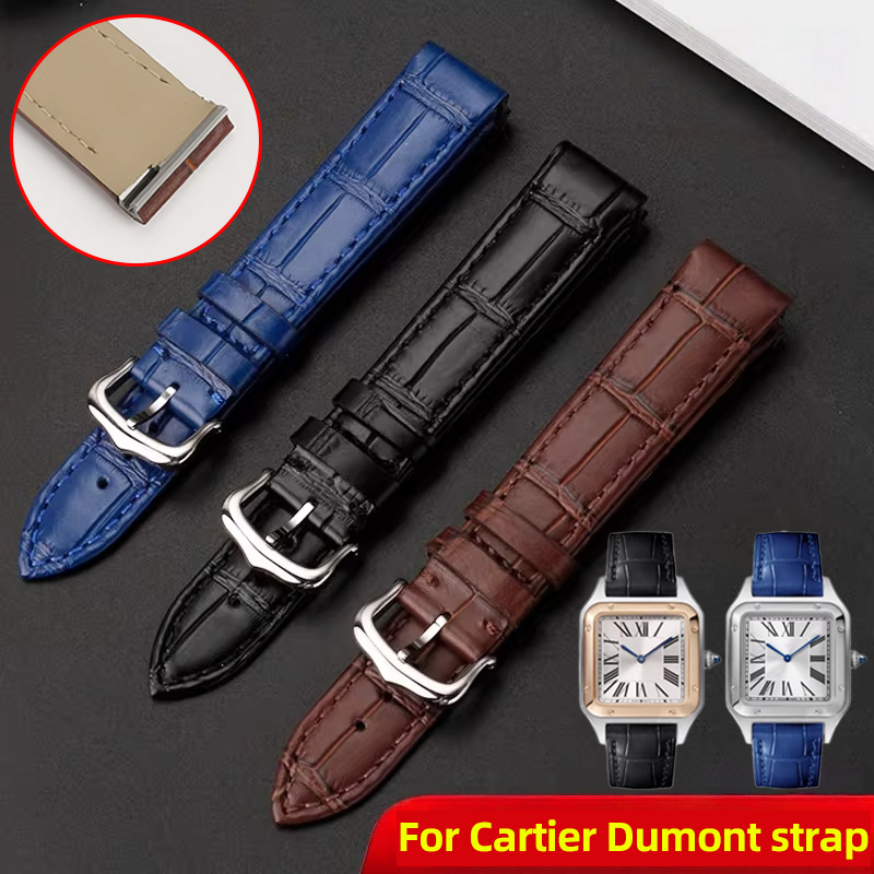 Bracelet de montre en cuir de  - Men'S Accessories Cartier avis et prix
