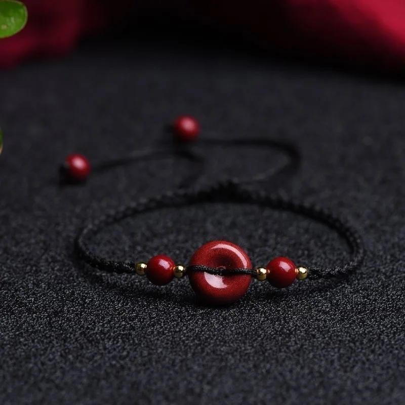 Bracelet en perles de cinabre  - Bead Bracelet Men avis et prix