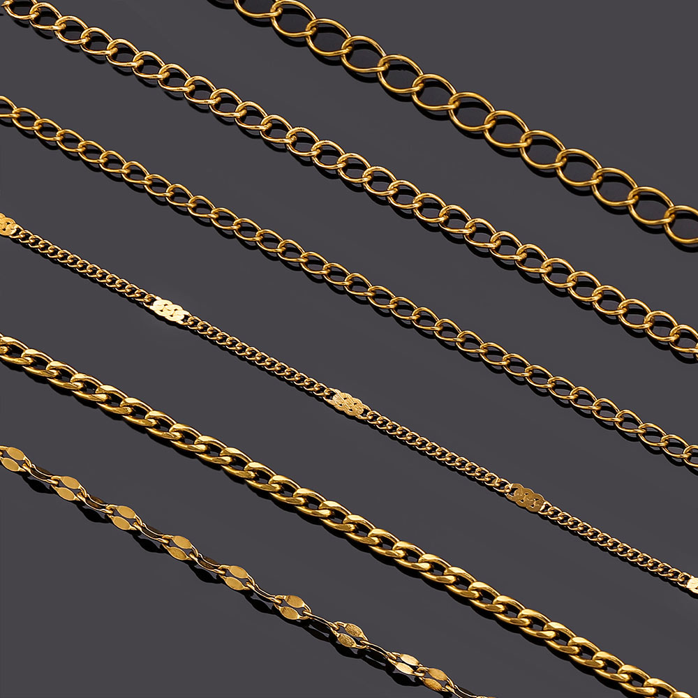 Chaînes croisées longues en ac - Men'S Accessories Chain avis et prix