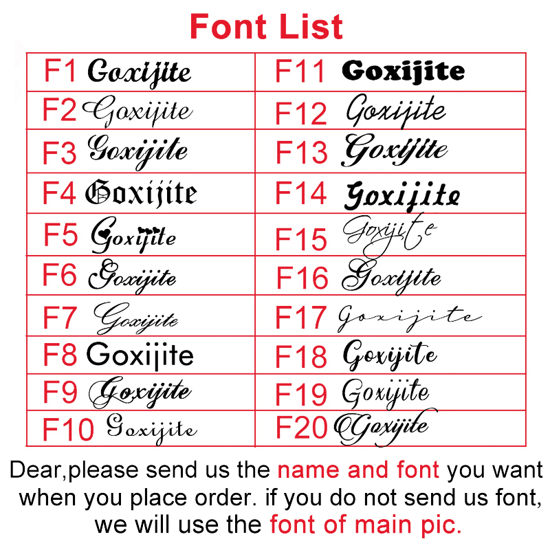 Goxijite personnaliser nom col - Men Accessories Name avis et prix