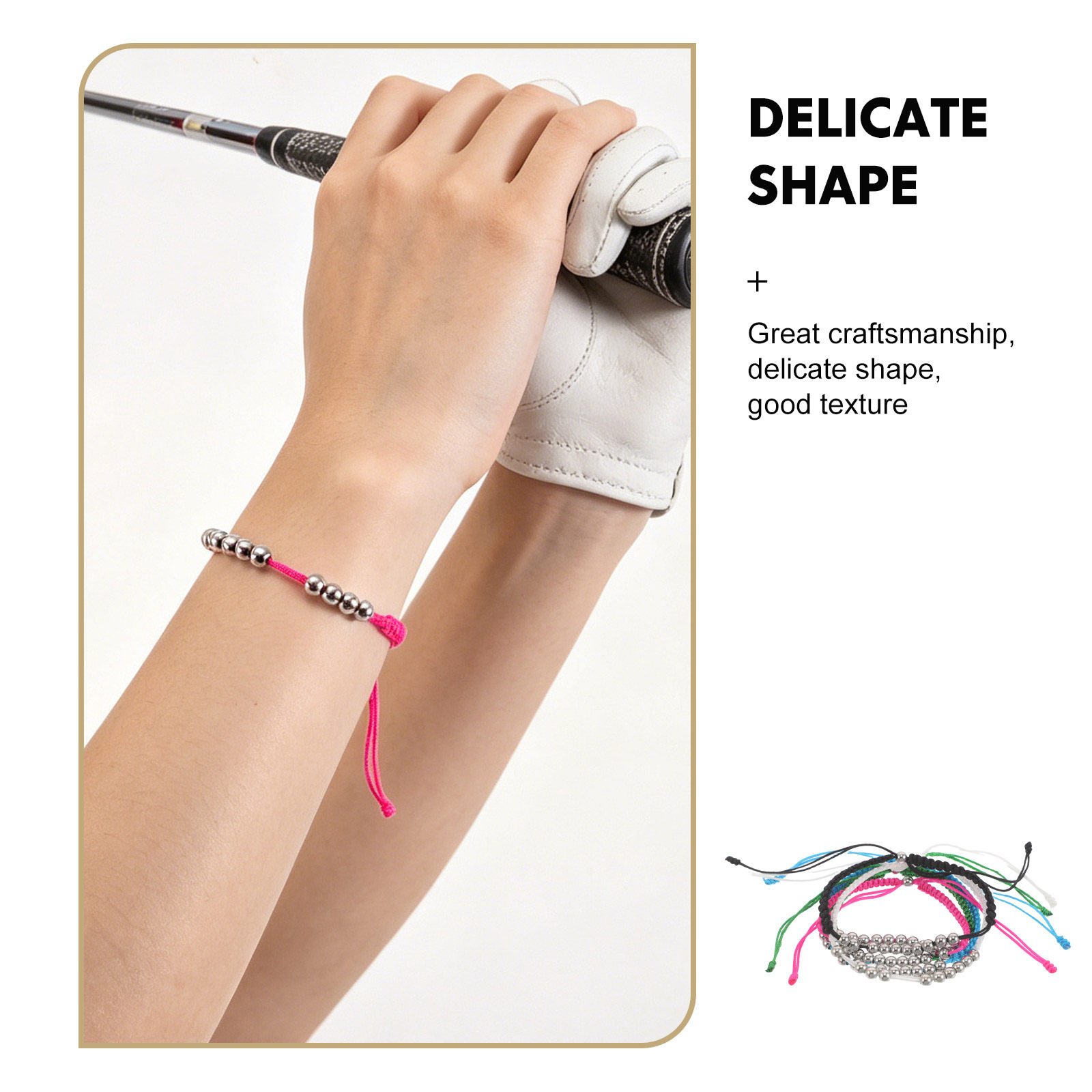 5 pièces de bracelet compteur  - Bead Bracelet Men avis et prix