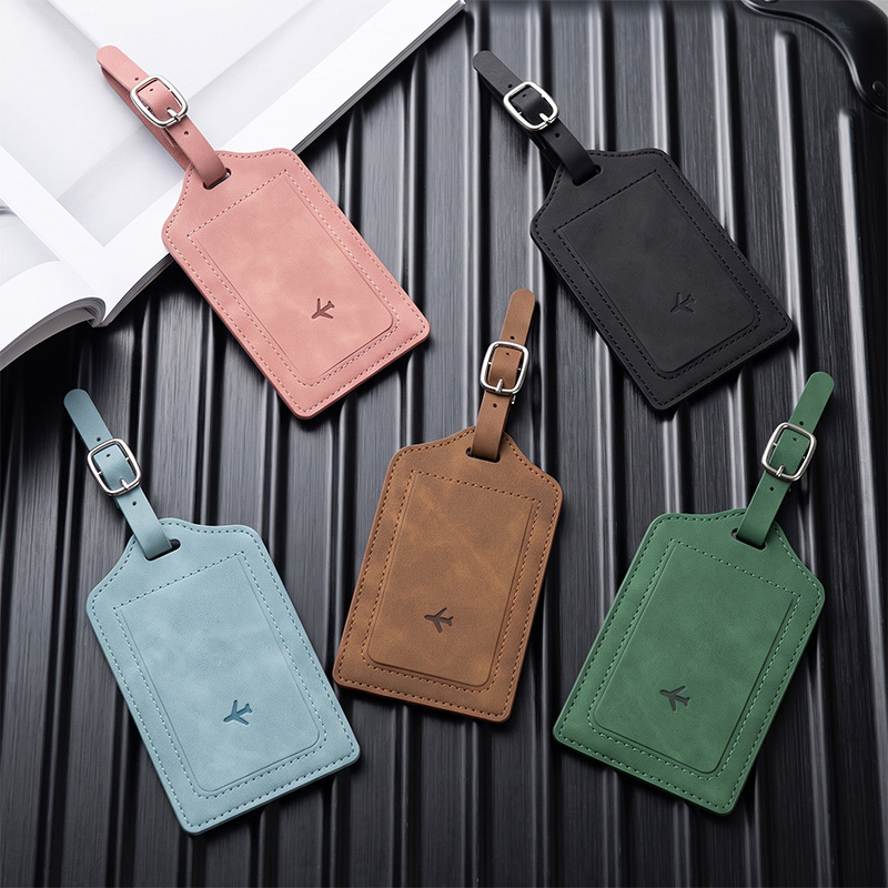 1 étiquette de bagage en cuir  - Men Accessories Name avis et prix