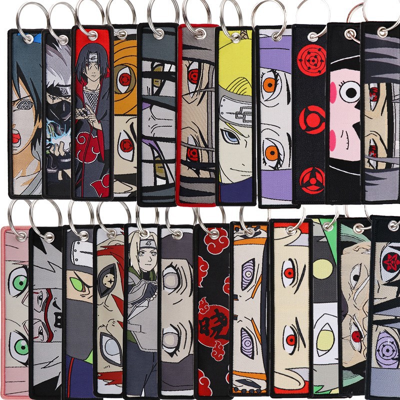 Porte-clés brodés Anime Naruto - Men Accessories Sale avis et prix