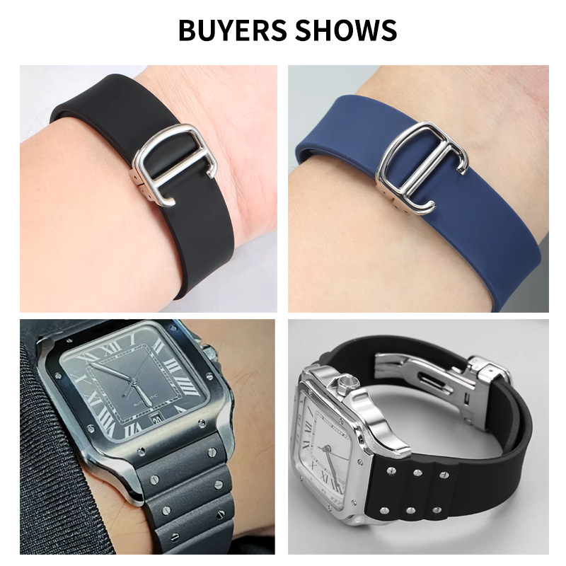 Bracelet de montre en Silicone - Men'S Accessories Cartier avis et prix