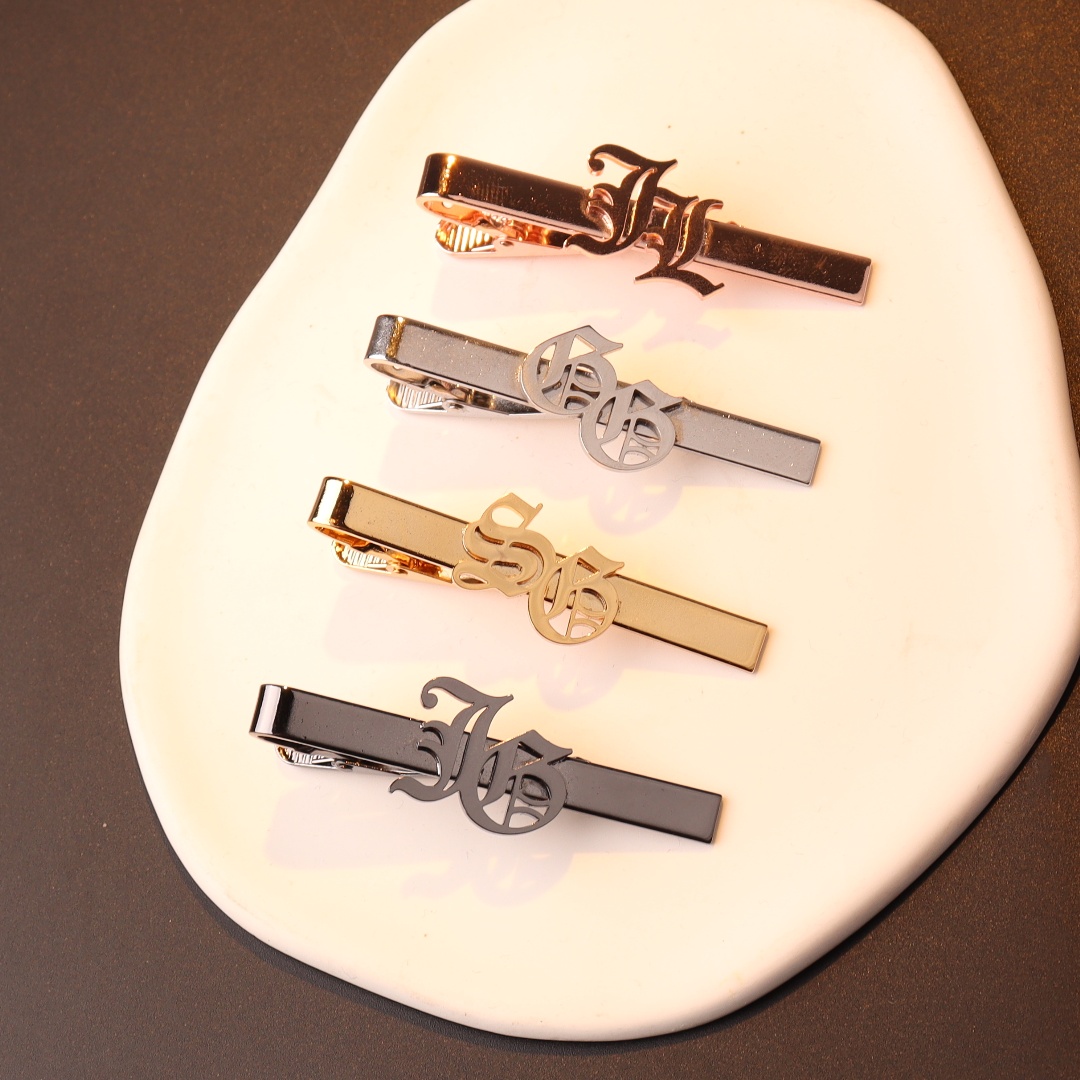 Pince à cravate avec initiales - Men Accessories Name avis et prix
