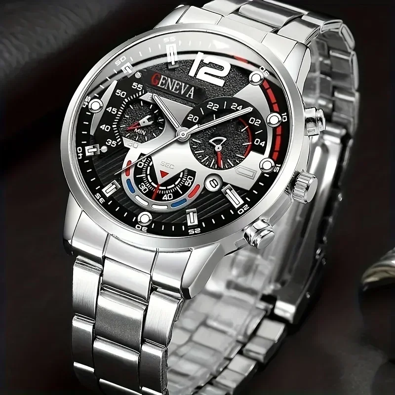 Ensemble de 2 montres à quartz - Men Accessories Elegant avis et prix