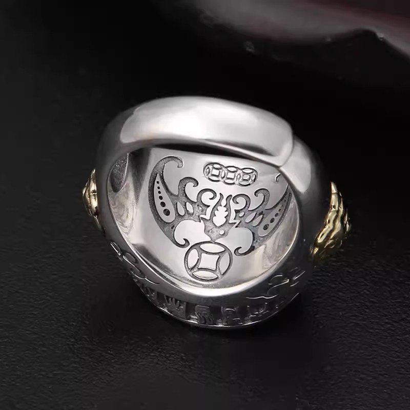Bague en émail coloré de Style - Men Accessories Ethnic avis et prix