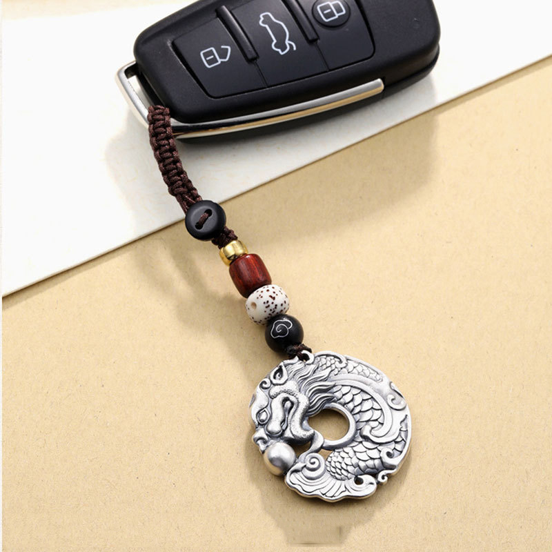 Porte-clés en argent galvanisé - Men Accessories Ethnic avis et prix