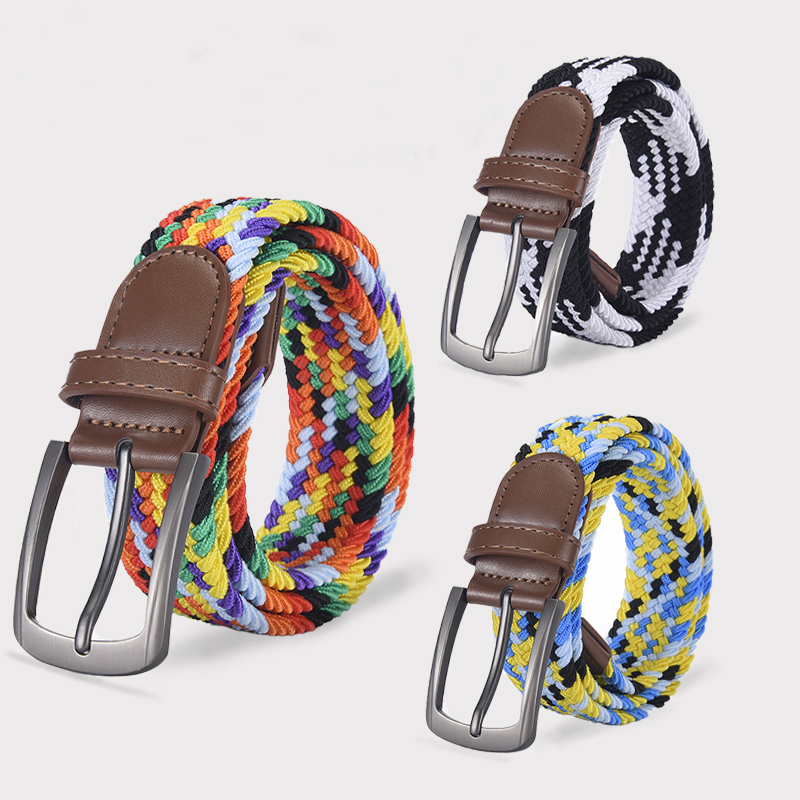 Ceinture élastique tissée colo - Men Accessories Sale avis et prix