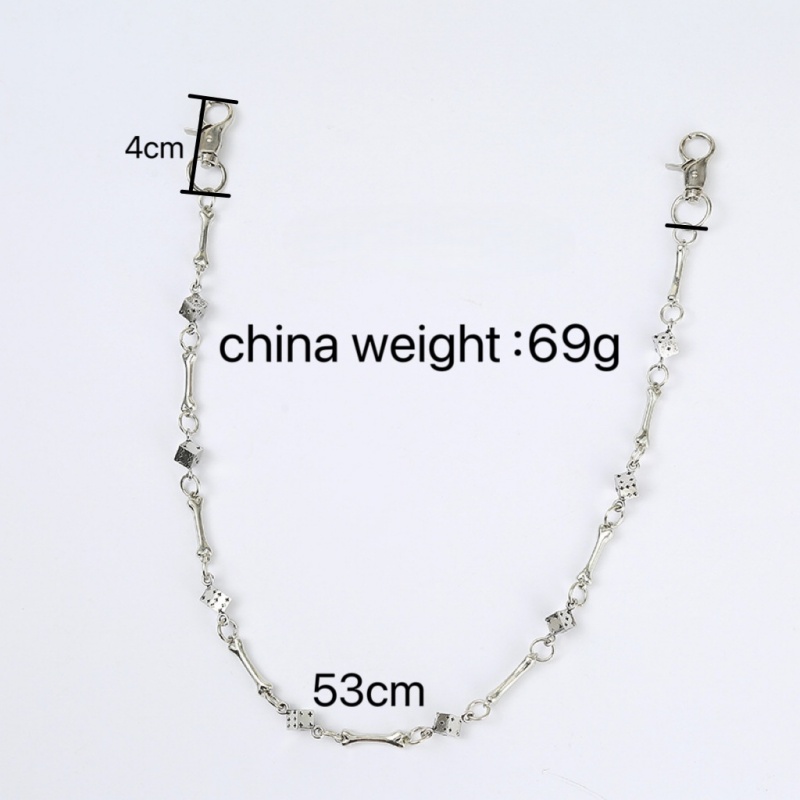 Chaîne de pantalon de dés d'os - Men'S Accessories Chain avis et prix